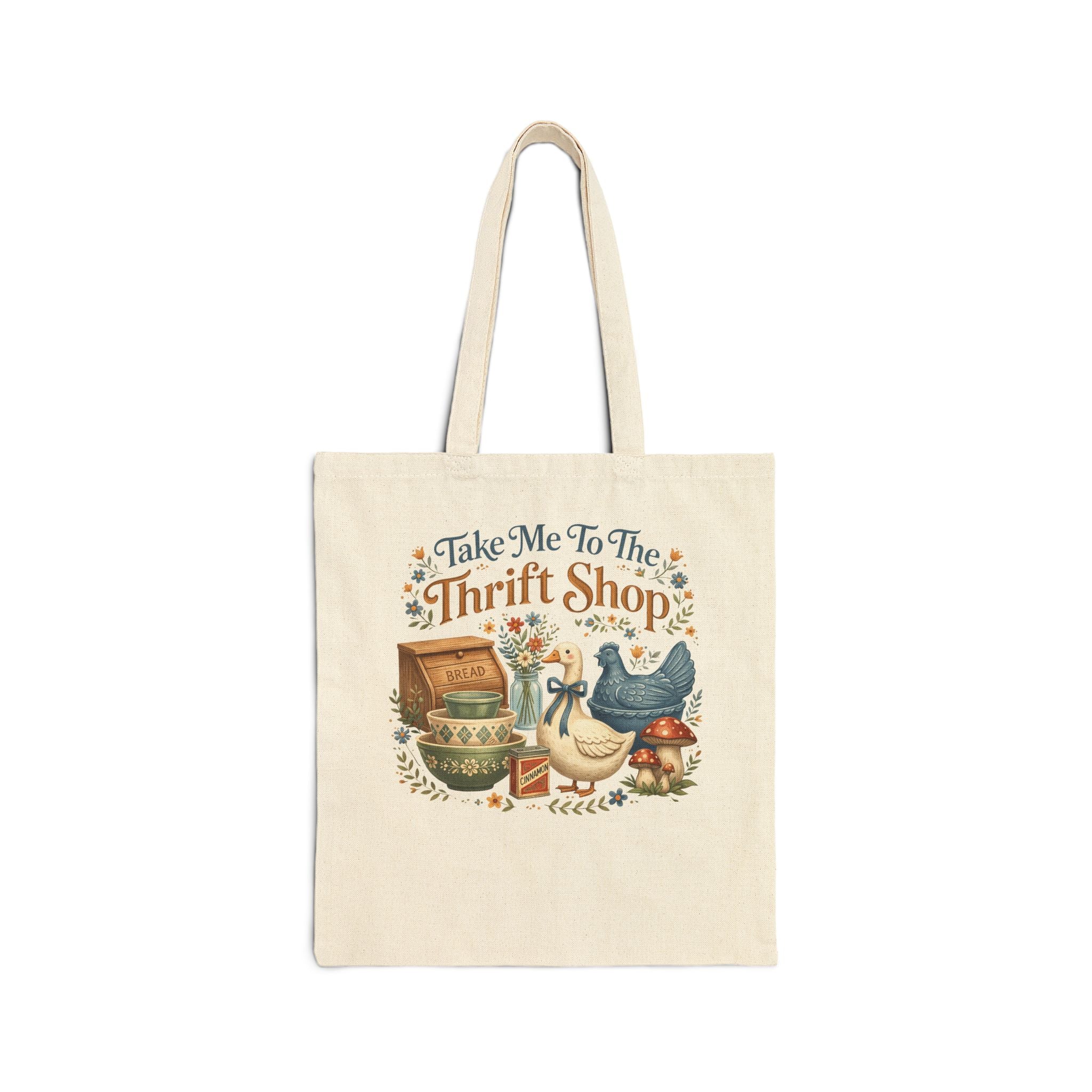 Cotton Canvas Tote Bag
